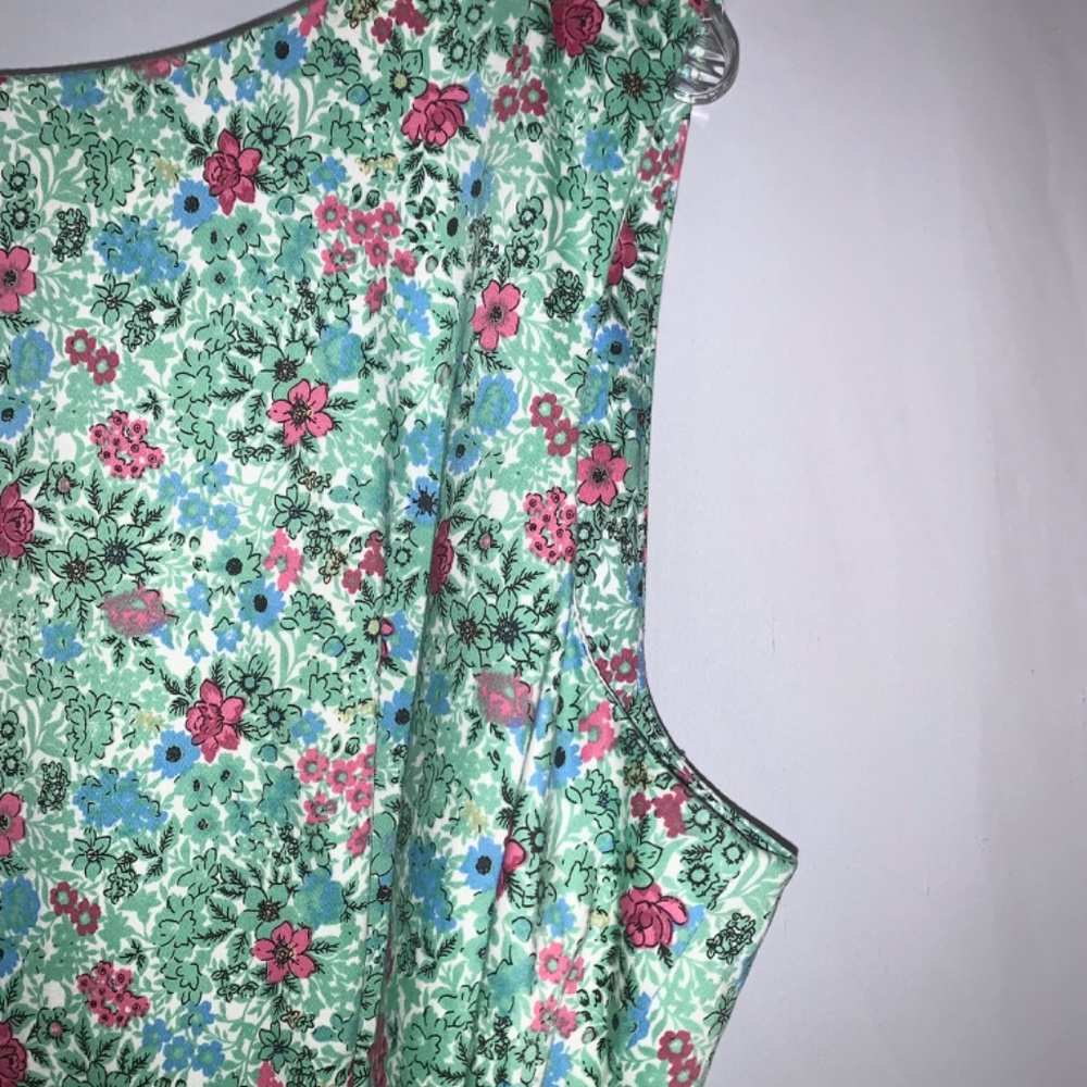 Anne Klein Sleeveless Floral Dress - Picture 4 of 10